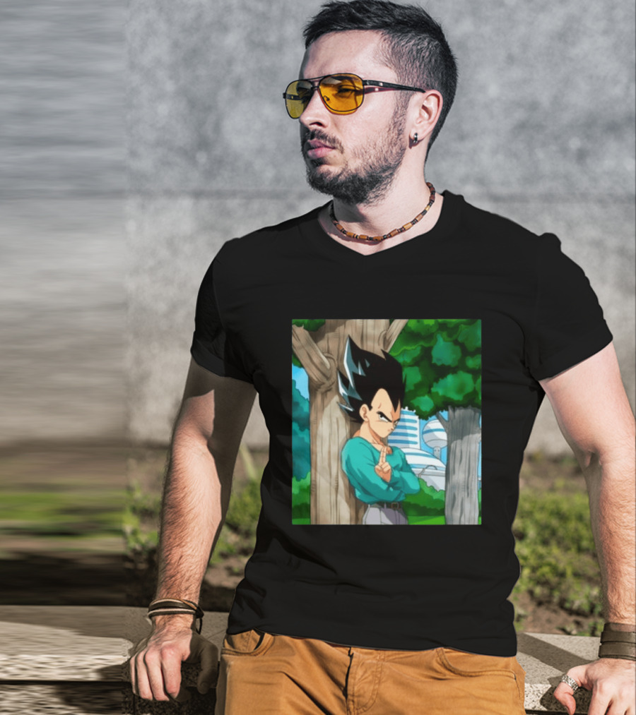 Dragon Ball Z Vegeta Farewell Scene Anime T-Shirt