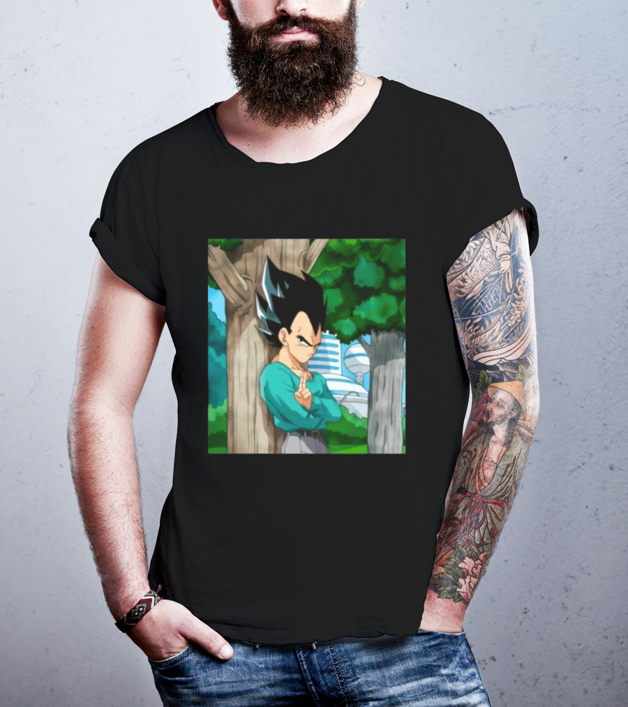 Dragon Ball Z Vegeta Farewell Scene Anime T-Shirt