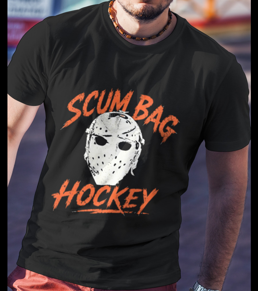 Scum Bag Hockey Jason Voorhees Mask Horror T-Shirt