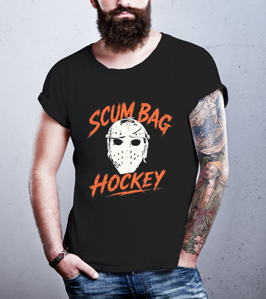 Scum Bag Hockey Jason Voorhees Mask Horror T-Shirt