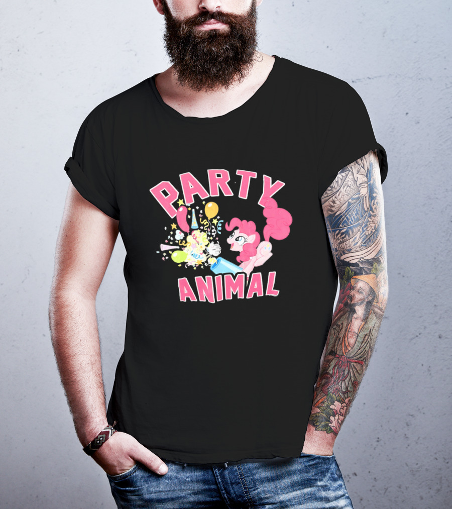My Little Pony Party Animal Pinkie Pie Celebration Balloons Confetti T-Shirt