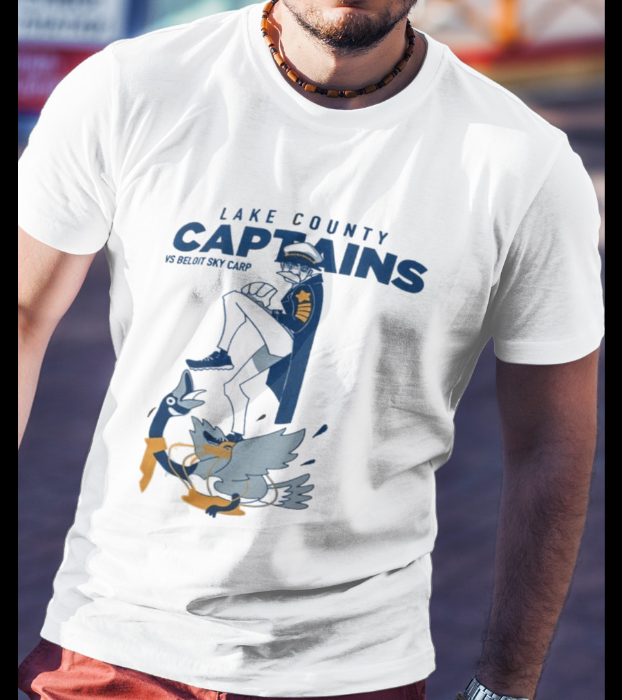 2026 Lake County Captains Vs Beloit Sky Carp Baseball Event T-Shirt