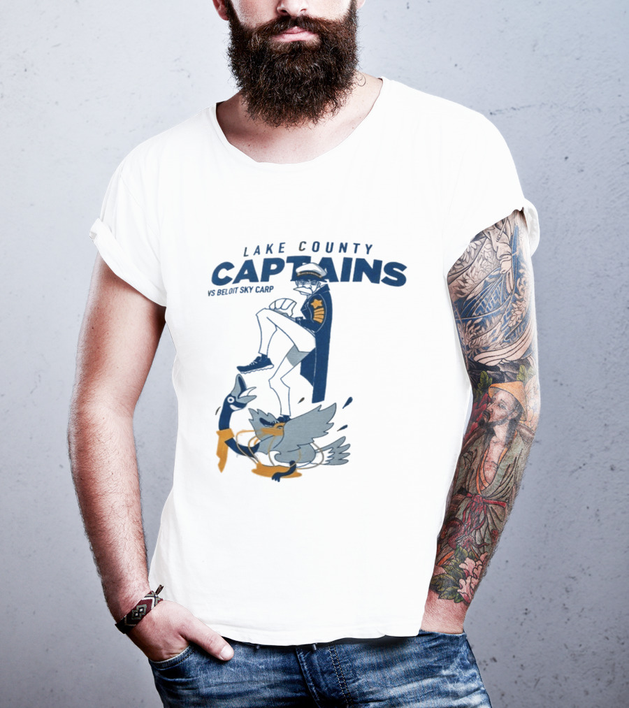 2026 Lake County Captains Vs Beloit Sky Carp Baseball Event T-Shirt