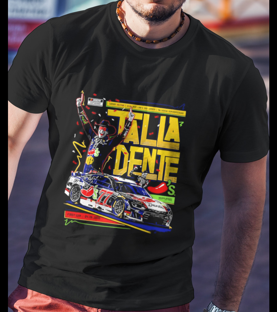 Carson Hocevar Talladega Superspeedway Victory Celebration $77 Jack Link's NASCAR Cup Series T-Shirt