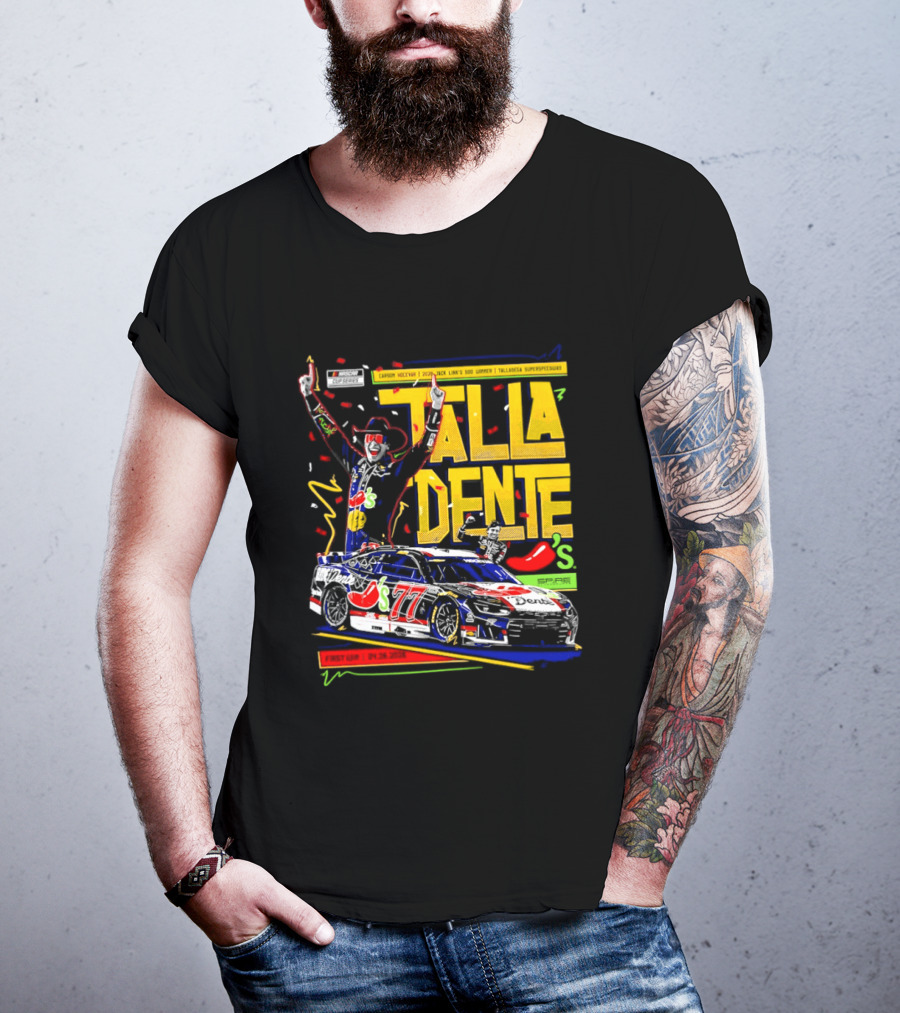 Carson Hocevar Talladega Superspeedway Victory Celebration $77 Jack Link's NASCAR Cup Series T-Shirt