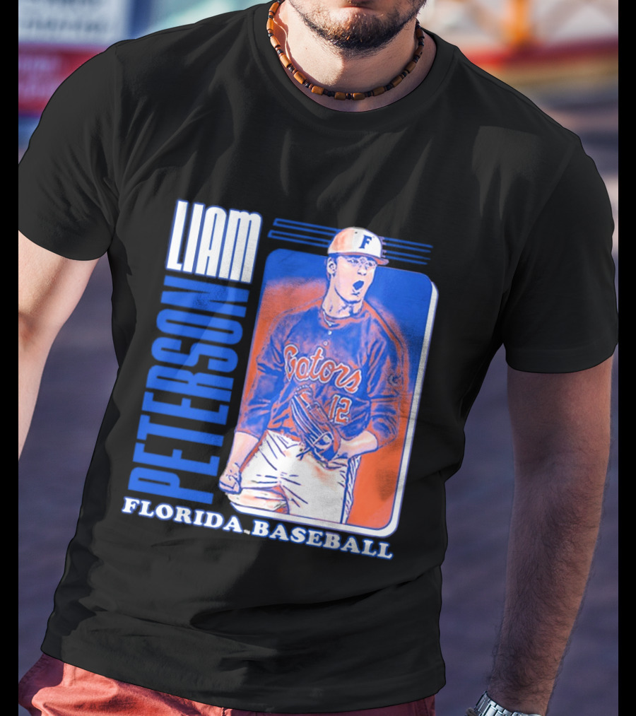 Liam Peterson Florida Gators Baseball Player T-Shirt