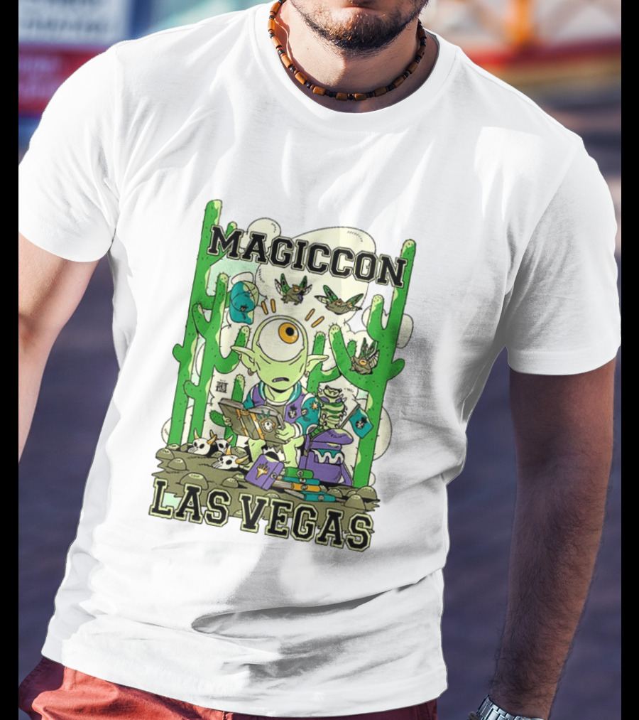 Magiccon Las Vegas One Eyed Alien Cactus Adventure T-Shirt