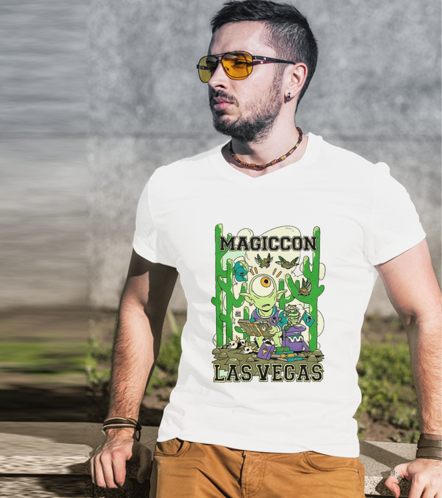 Magiccon Las Vegas One Eyed Alien Cactus Adventure T-Shirt