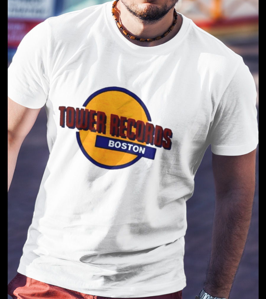 Tower Records Boston Vintage Circle T-Shirt