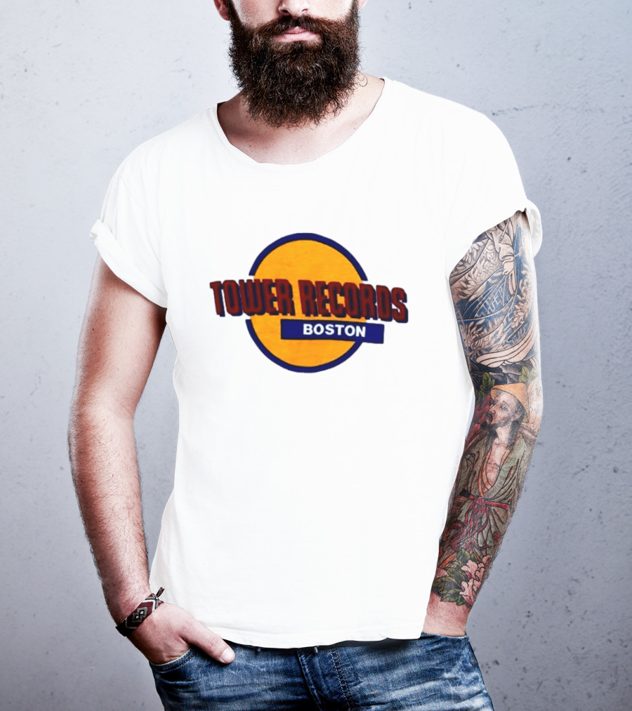 Tower Records Boston Vintage Circle T-Shirt