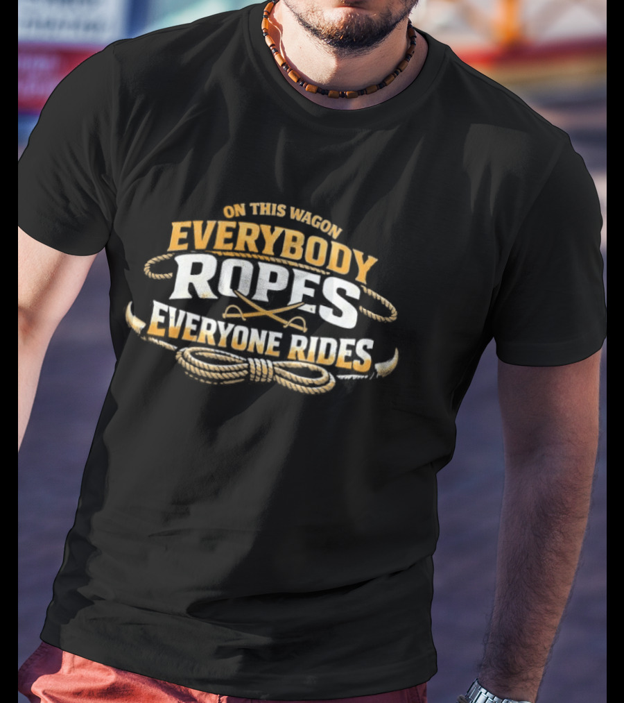 Buffalo Sabres On This Wagon Everybody Ropes Everyone Rides T-Shirt