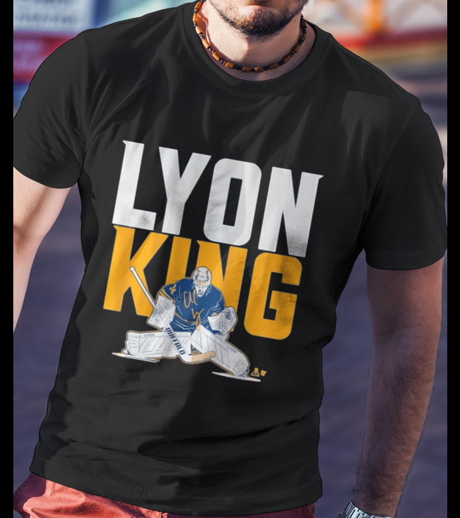 Lyon King Buffalo Goalie Sports Fan T-Shirt
