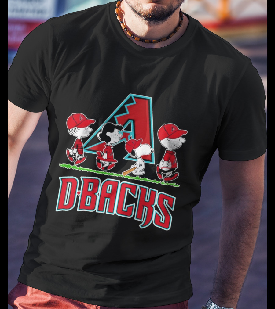 Arizona Diamondbacks Peanuts Abbey Road D Backs 2026 T-Shirt