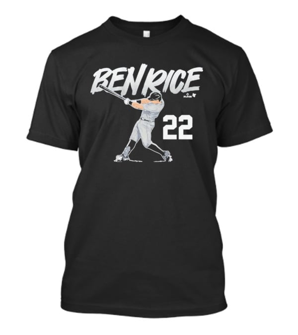 Ben Rice Slugger 22 Swing Baseball Player T-Shirt