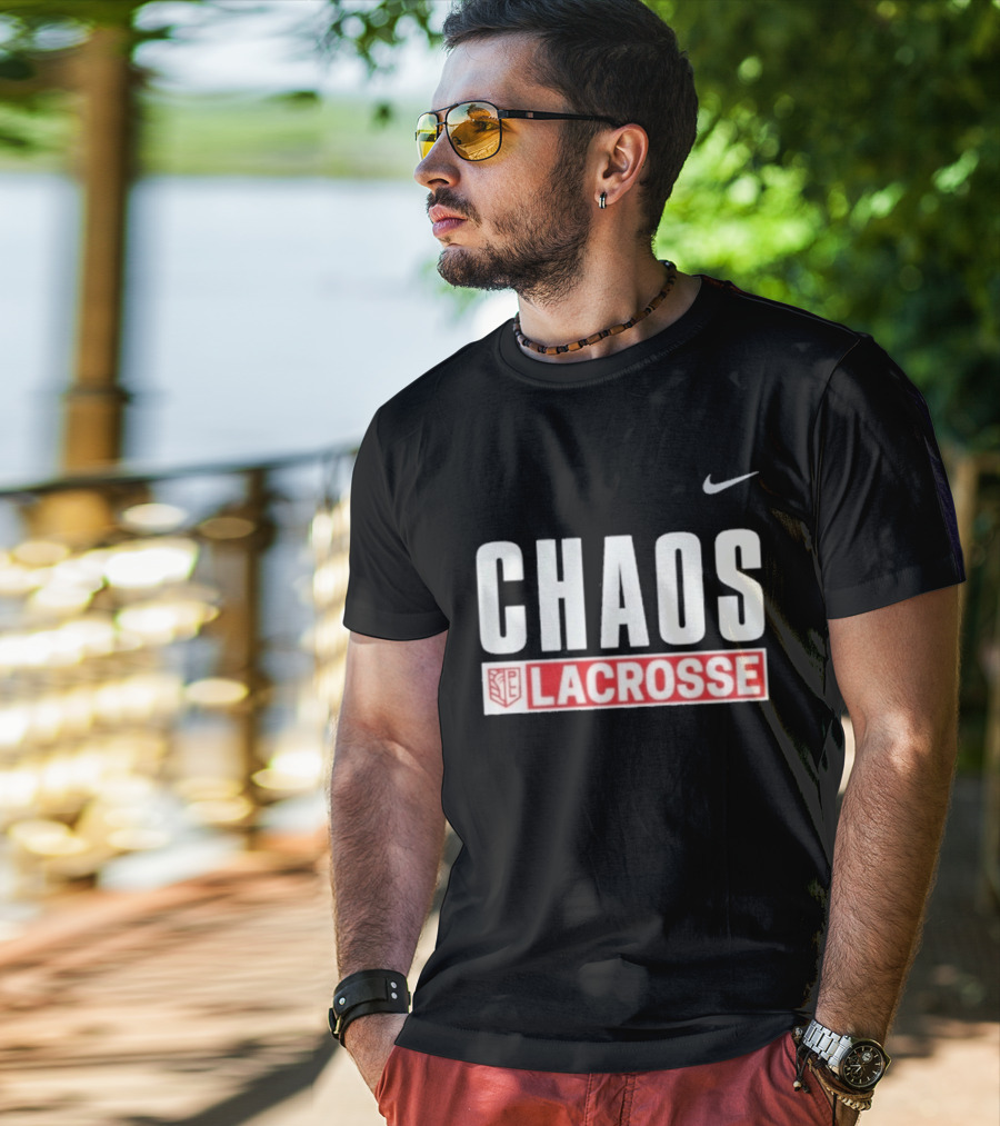 Carolina Chaos Nike Dri FIT Block Lacrosse Nike Swoosh T-Shirt