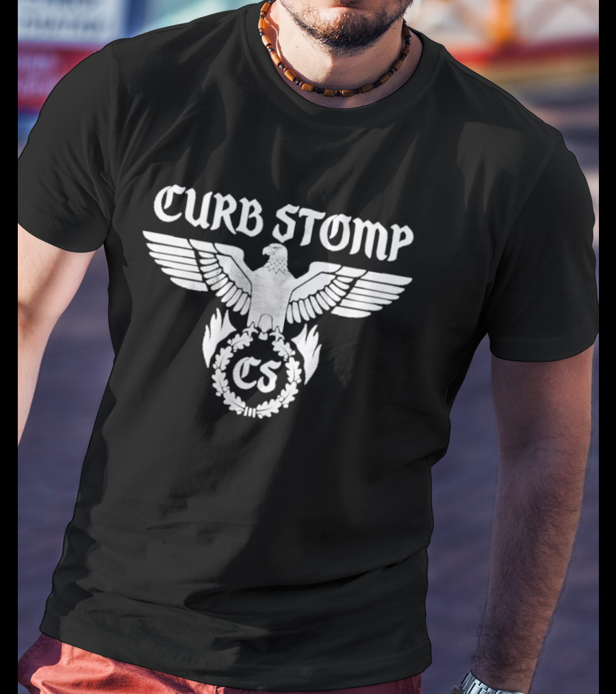 Curb Stomp CS Eagle Wings Crest T-Shirt
