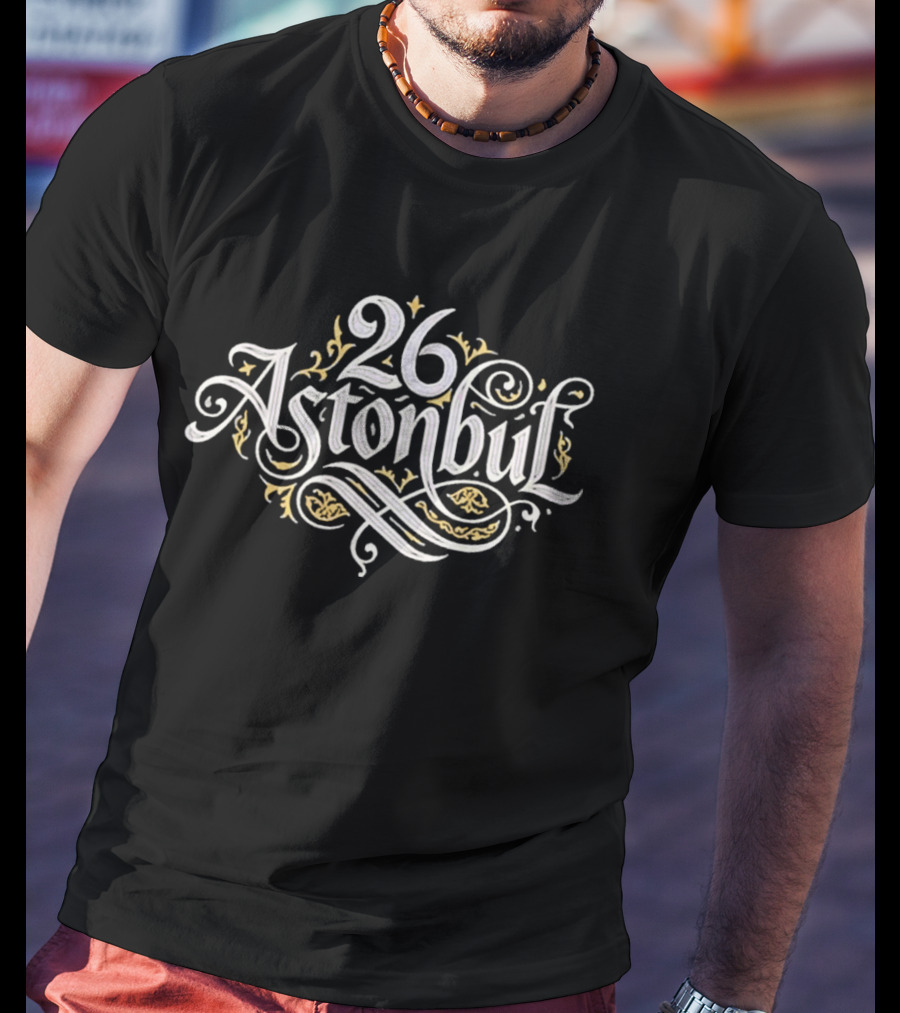 Junior Astonbul 26 Black Front T-Shirt