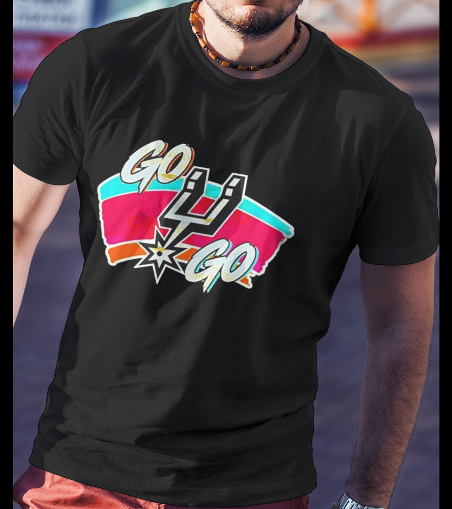 Go Spurs Go Basketball Game Day Spurs T-Shirt