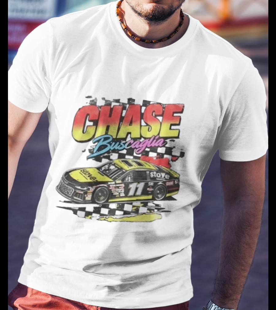 Chase Buscaglia Race Car Driver 11 Stove Philly Racing T-Shirt