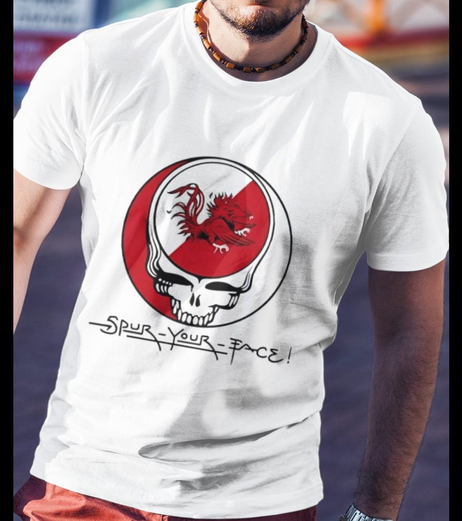 South Carolina Gamecocks Grateful Dead Spur Your Face T-Shirt