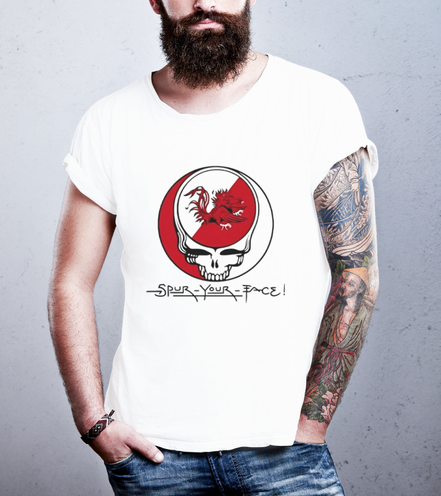 South Carolina Gamecocks Grateful Dead Spur Your Face T-Shirt