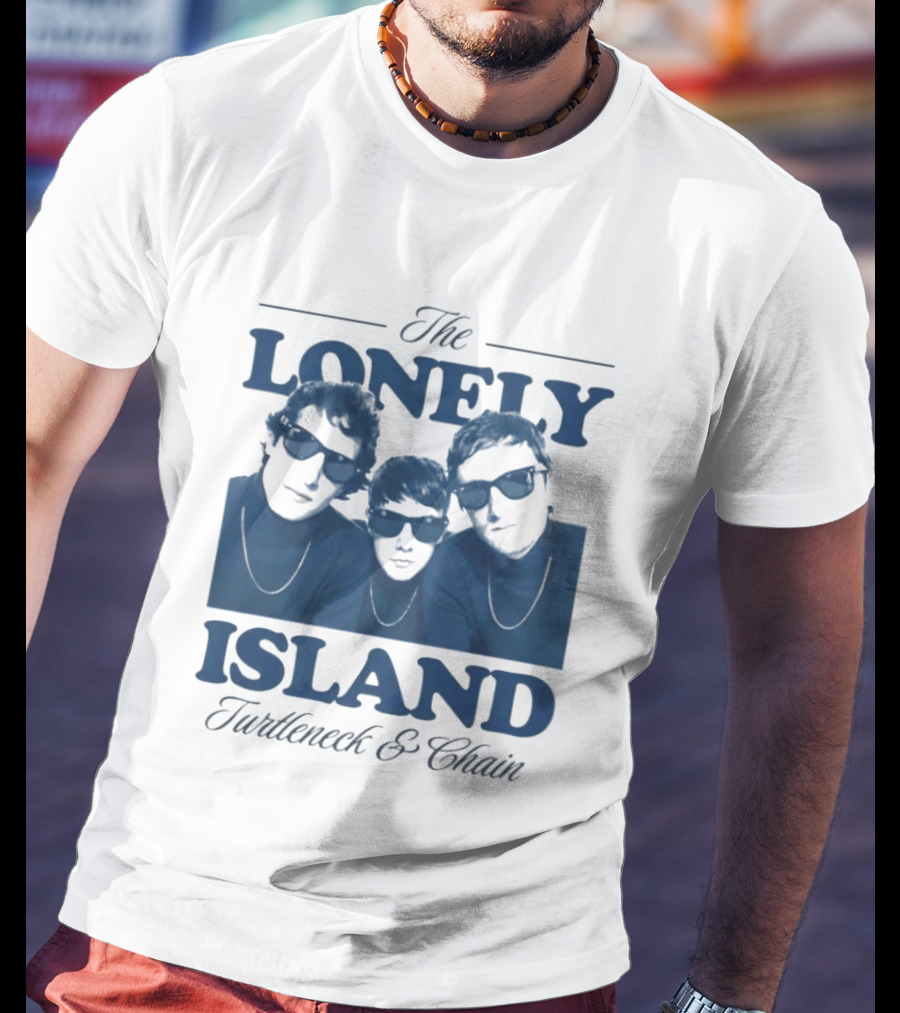 The Lonely Island Turtleneck & Chain Trio Faces T-Shirt