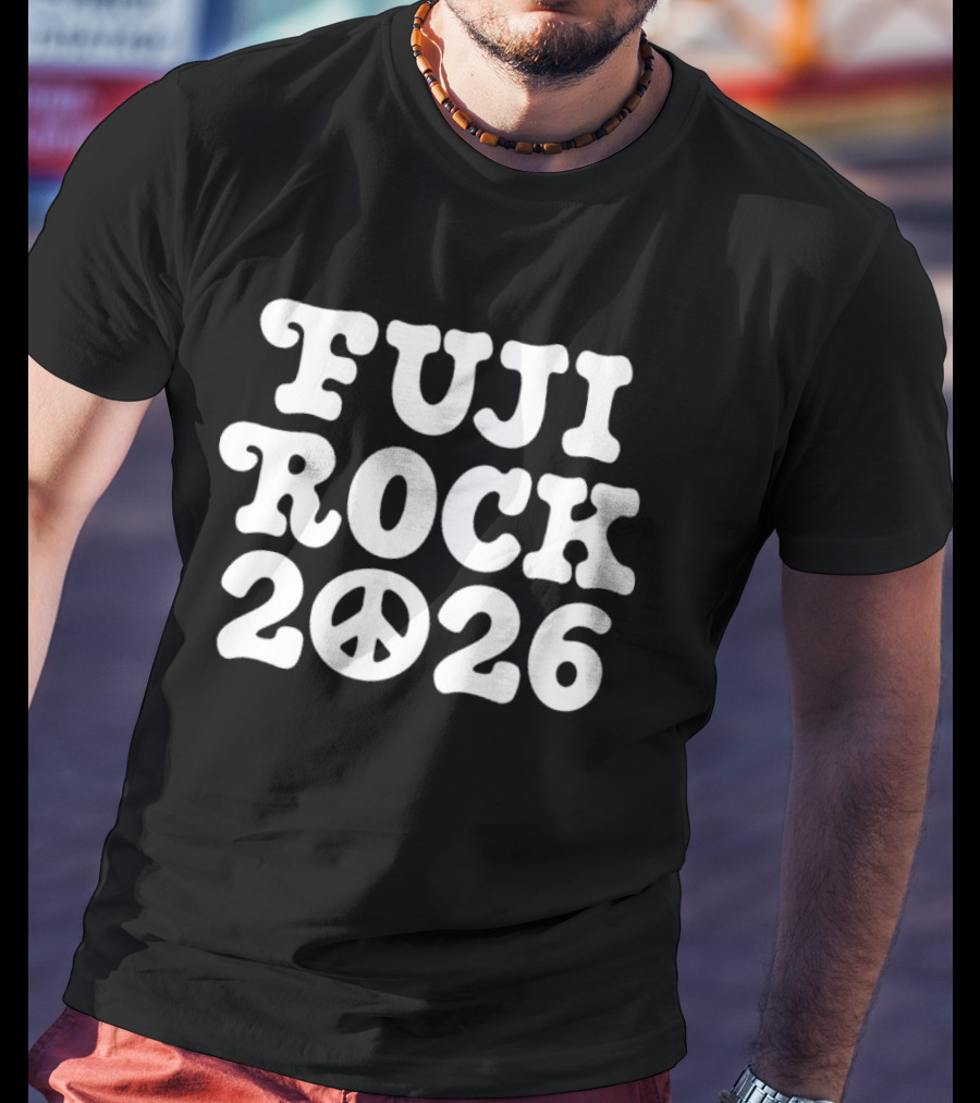 Fuji Rock 2026 Peace Symbol Festival Event T-Shirt