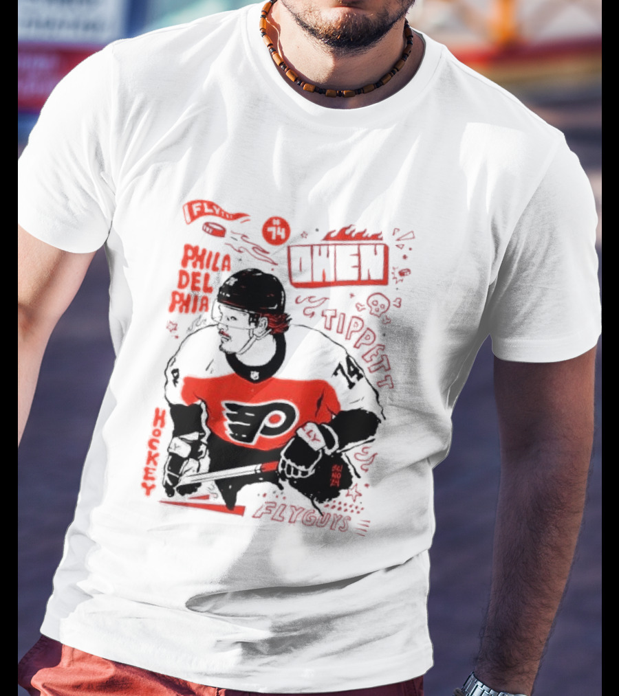 Flyguys Owen Tippett Philadelphia Flyers T-Shirt