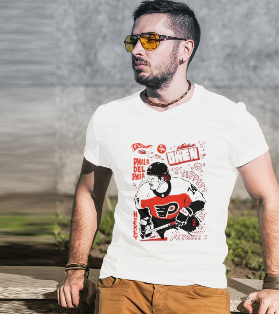 Flyguys Owen Tippett Philadelphia Flyers T-Shirt
