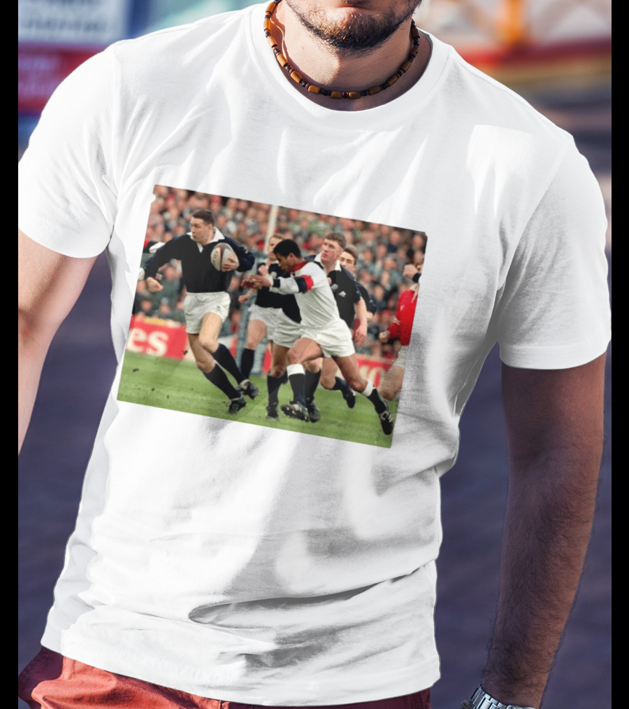 Scott Hastings Iconic Scotland Rugby Moment With Brother Gavin Against England T-Shirt