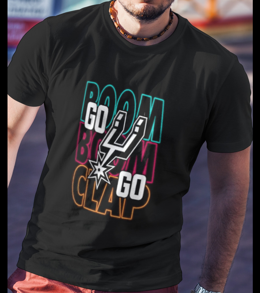 Go Spurs Boom Boom Clap Go Clap T-Shirt