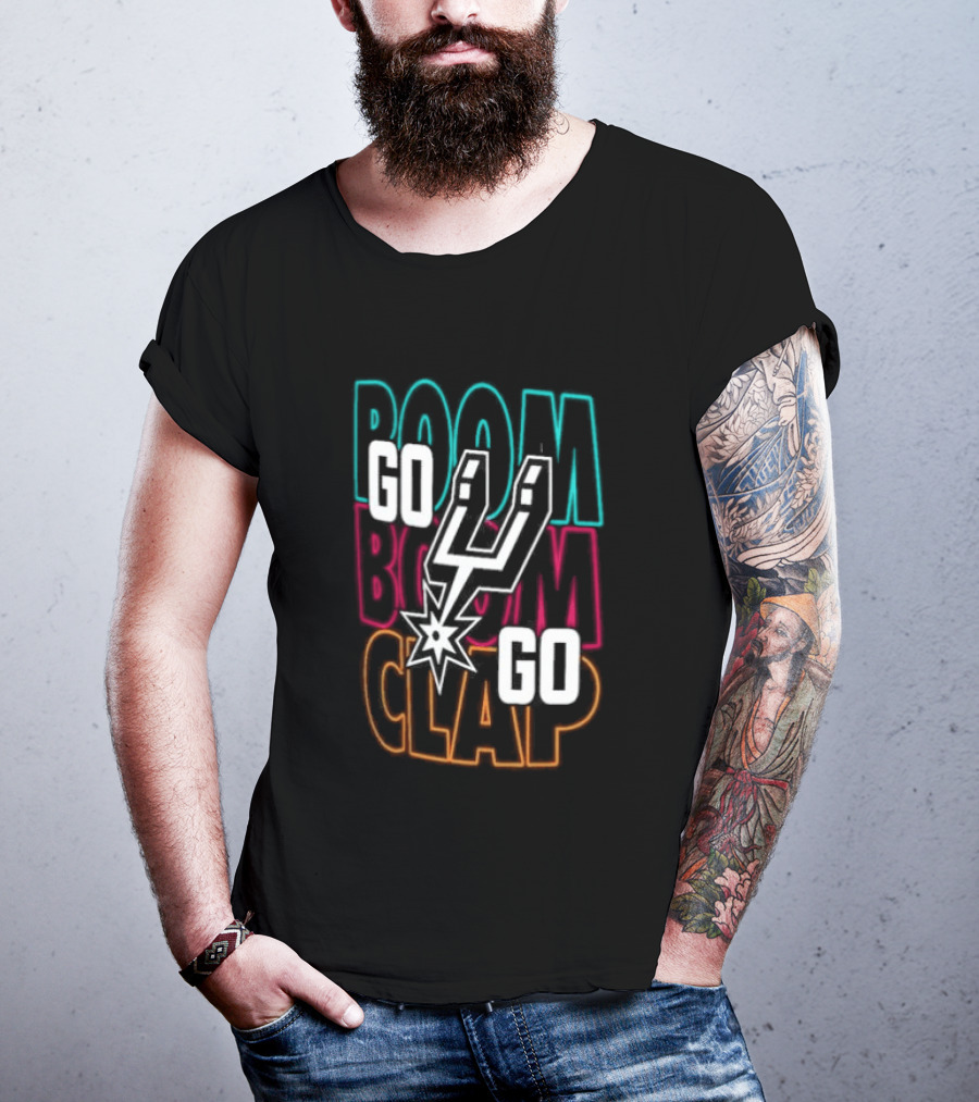 Go Spurs Boom Boom Clap Go Clap T-Shirt