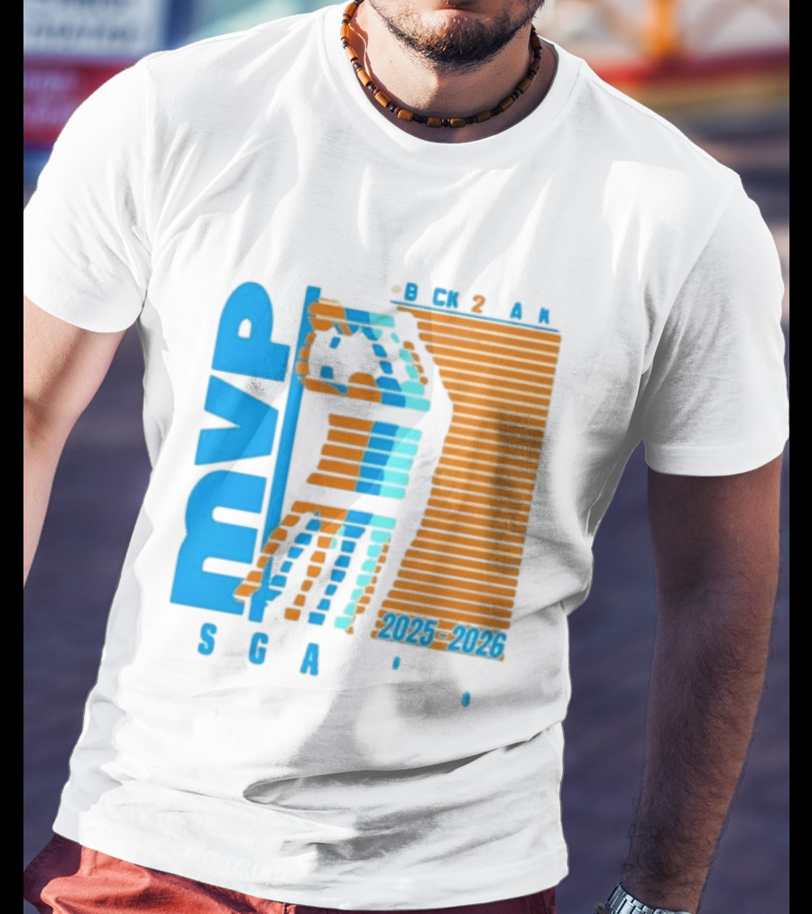 Shai Gilgeous Alexander Back 2 Back MVP 2025 2026 SGA T-Shirt