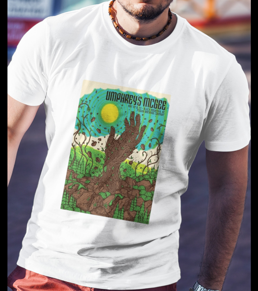 Umphrey's McGee May 22 23 Black Mountain NC Pisgah Brewing Company Tour T-Shirt