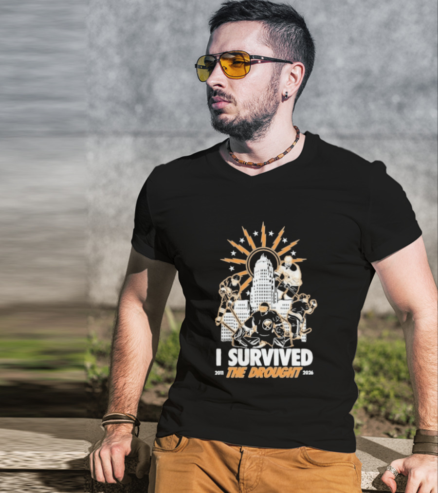 Buffalo Sabres I Survived The Drought 2011 2026 Iconic Hockey Celebration T-Shirt