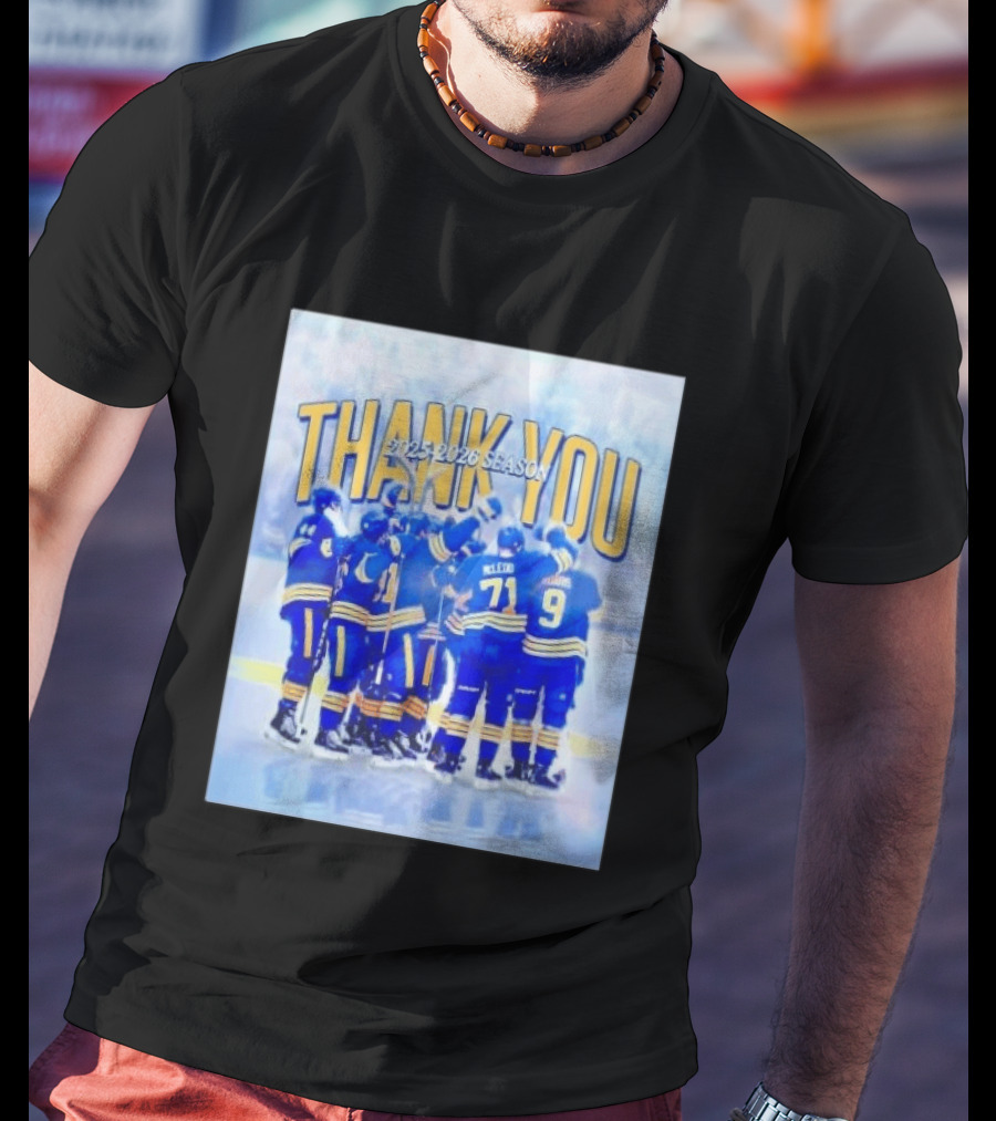 Buffalo Sabres Thank You 2025 2026 Season Players T-Shirt
