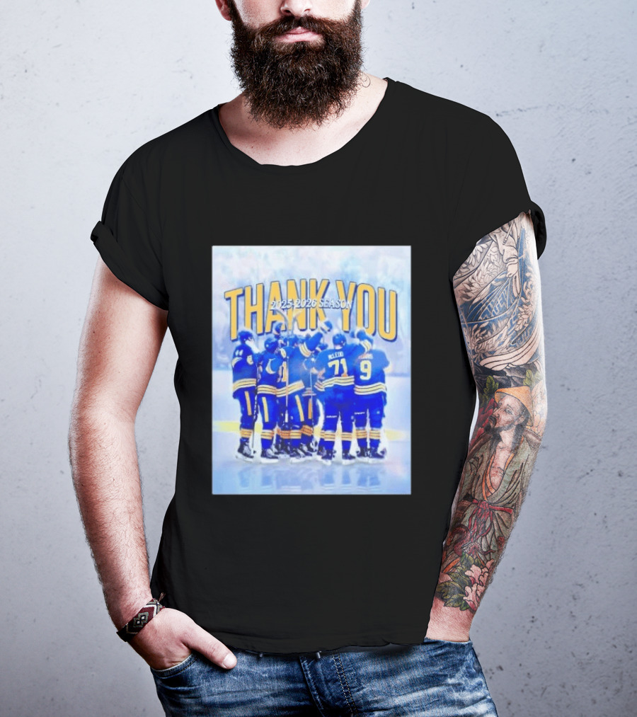 Buffalo Sabres Thank You 2025 2026 Season Players T-Shirt