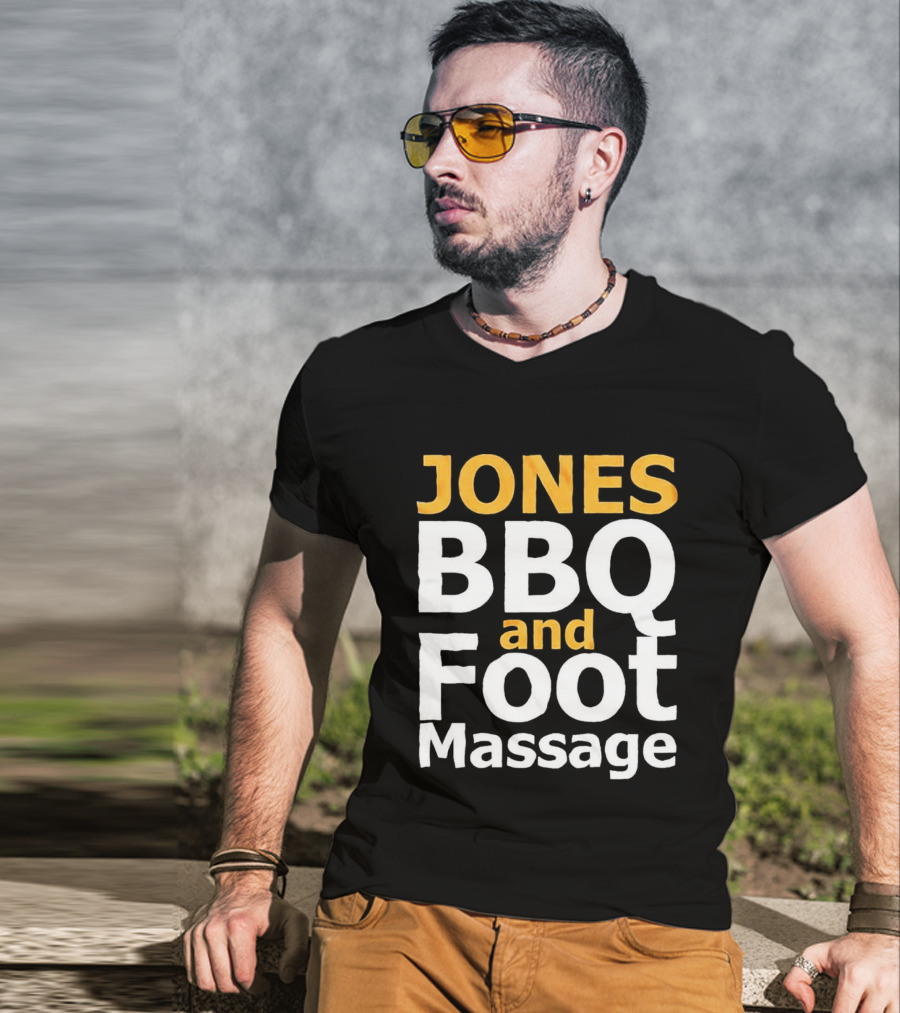 Jones BBQ And Foot Massage Viral Humor Comedy Sketch T-Shirt