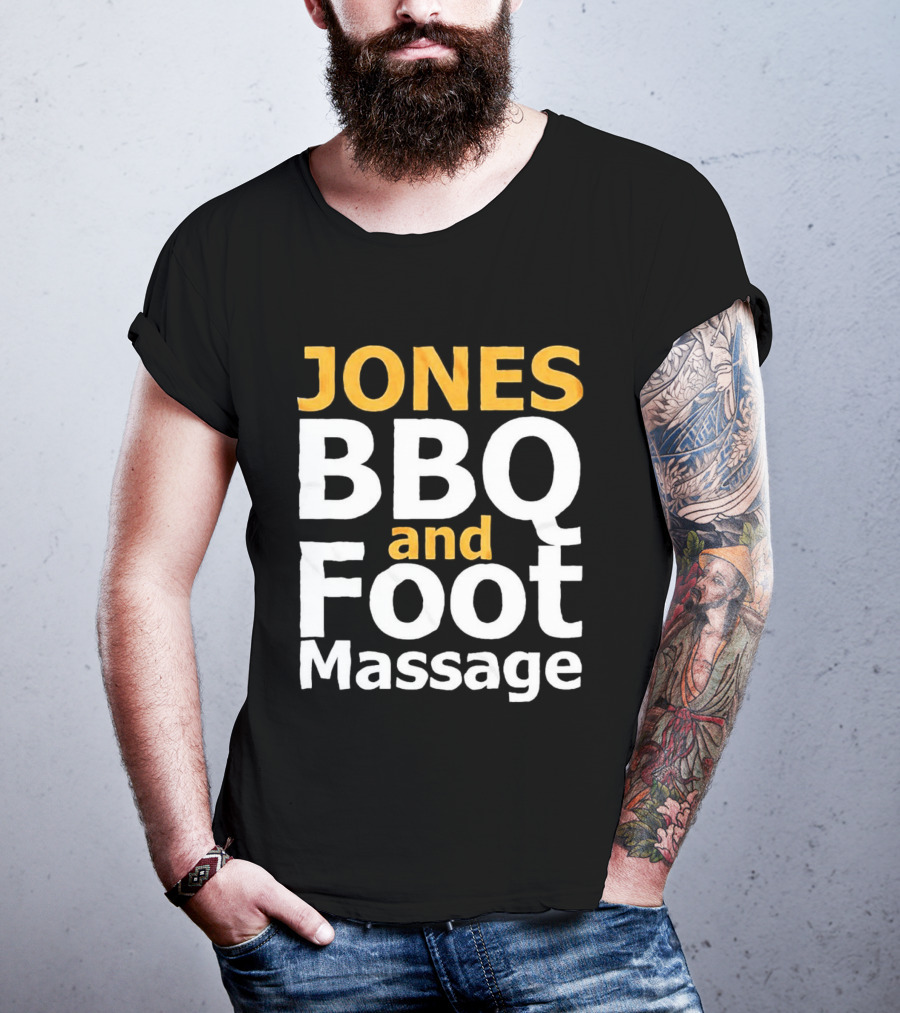 Jones BBQ And Foot Massage Viral Humor Comedy Sketch T-Shirt