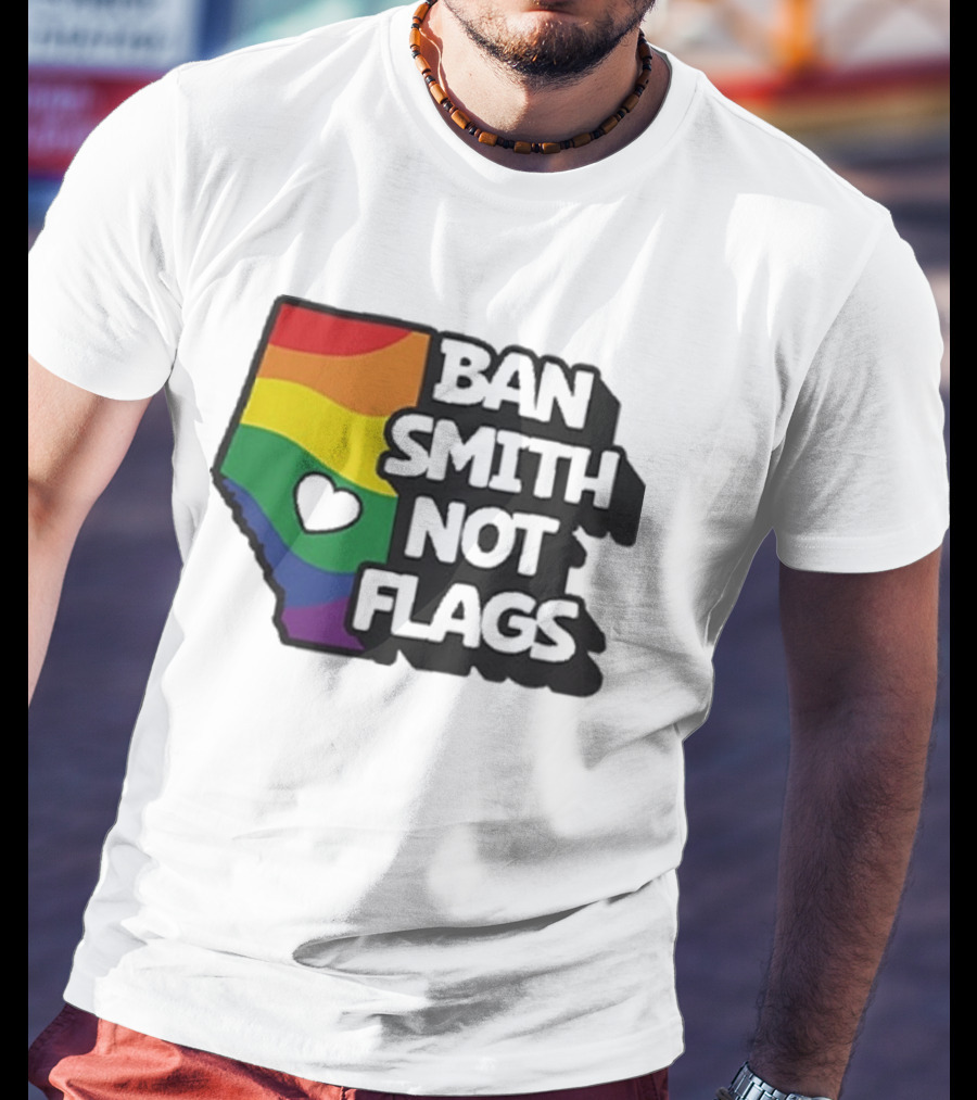 Ban Smith Not Flags Pride Rainbow Alberta Love T-Shirt