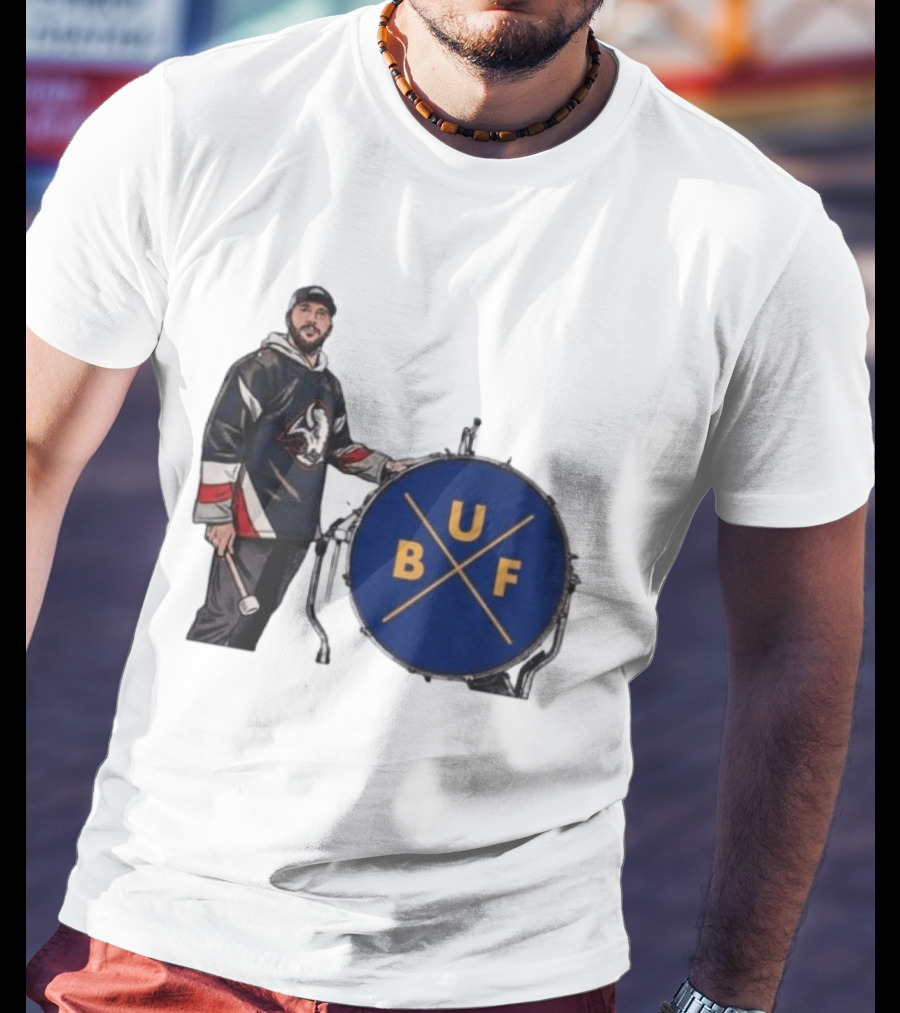 Buffalo Sabres Hockey Josh BUF Drum Team Spirit T-Shirt
