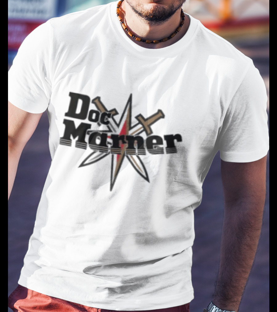 Doc Marner Swords Icon Starburst T-Shirt