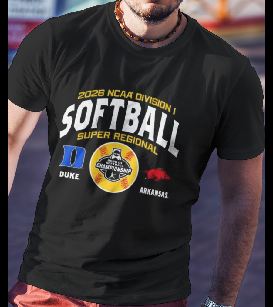 2026 NCAA Division I Softball Super Regional Duke Blue Devils Vs Arkansas Razorbacks T-Shirt