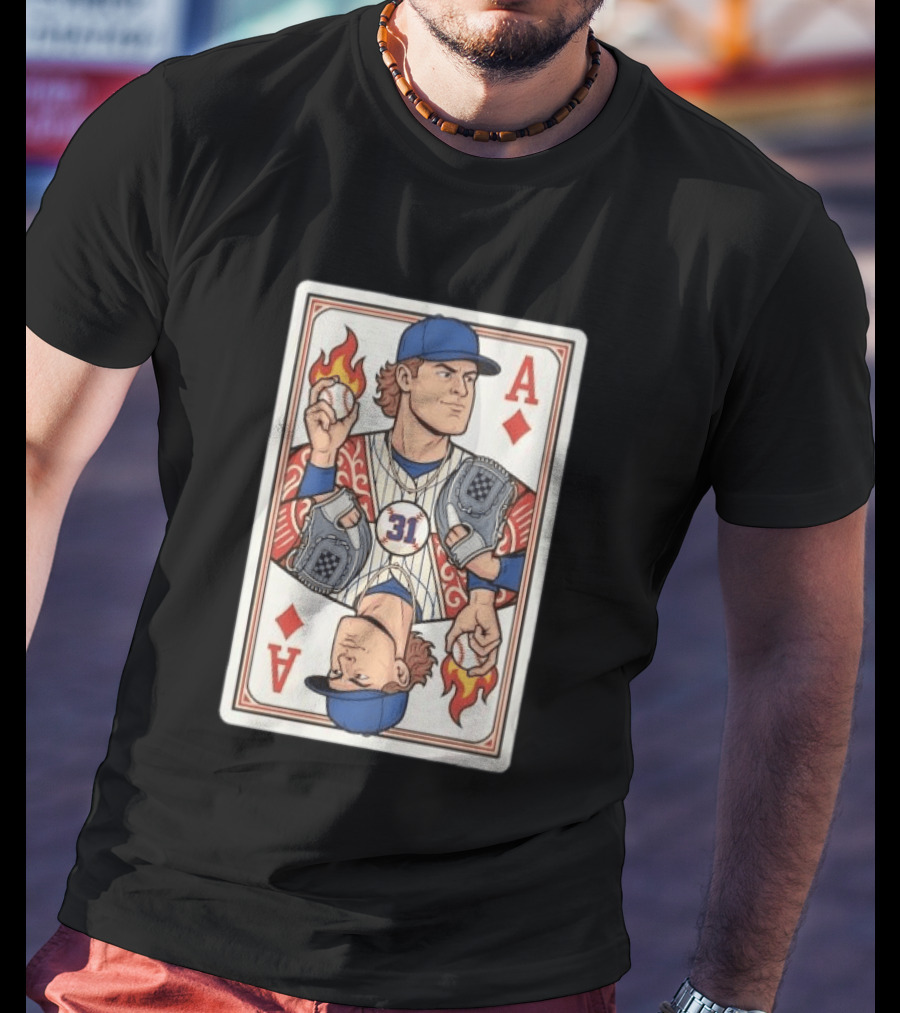 Cam Schlittler Ace Of Diamonds Poker Card Yankees Number 31 T-Shirt