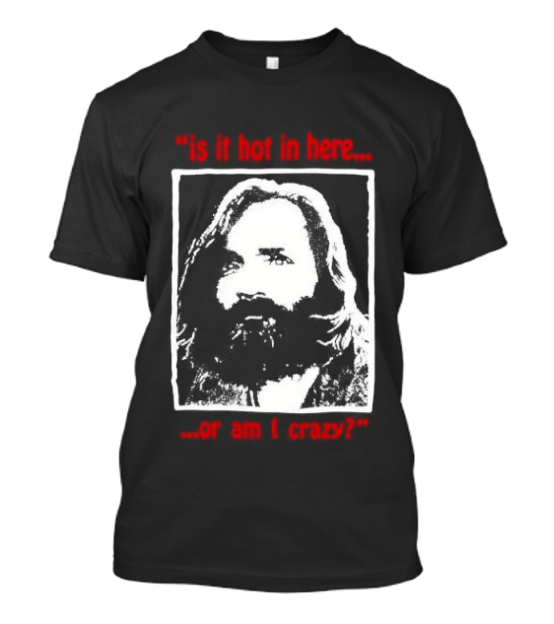 Is It Hot In Here Or Am I Crazy Charles Manson T-Shirt