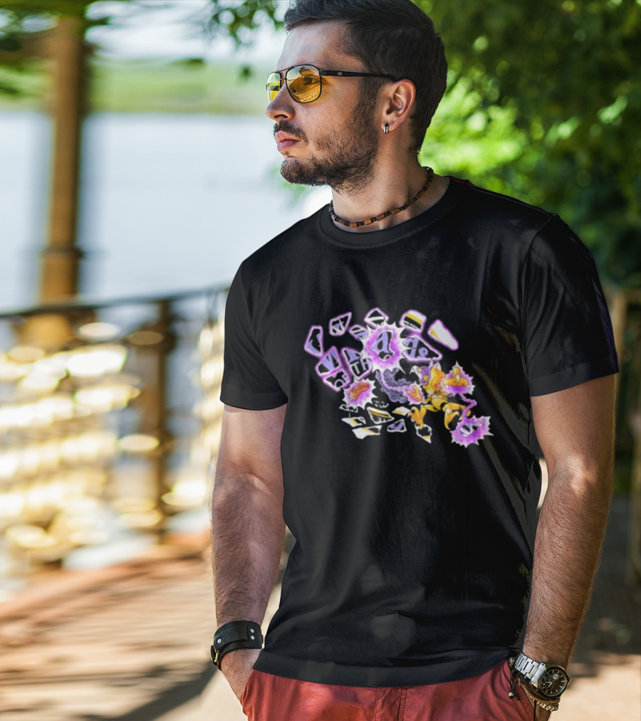 Pokémon Alakazam Psybeam Wizards Collaboration T-Shirt