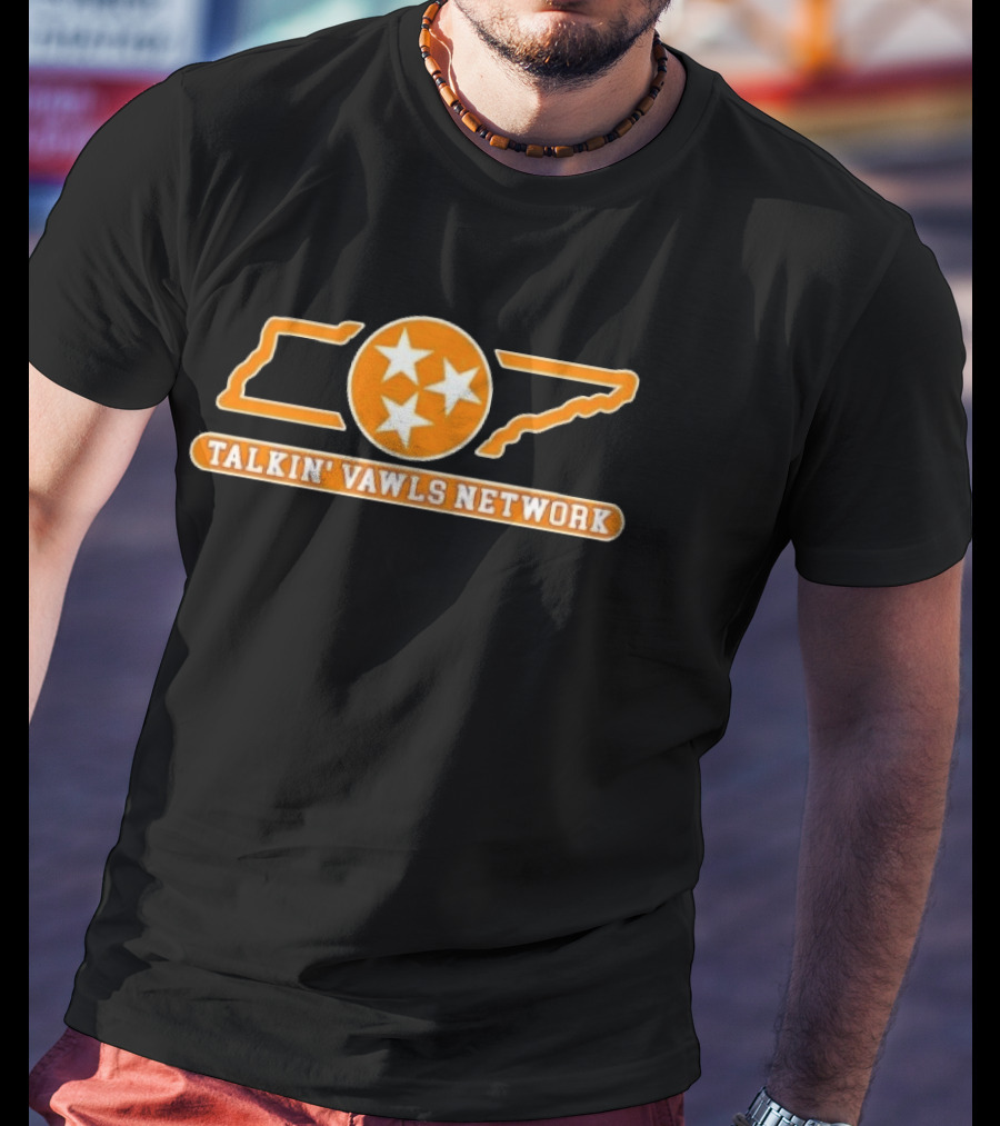 Tennessee Volunteers Talkin' Vawls Network Three Stars T-Shirt
