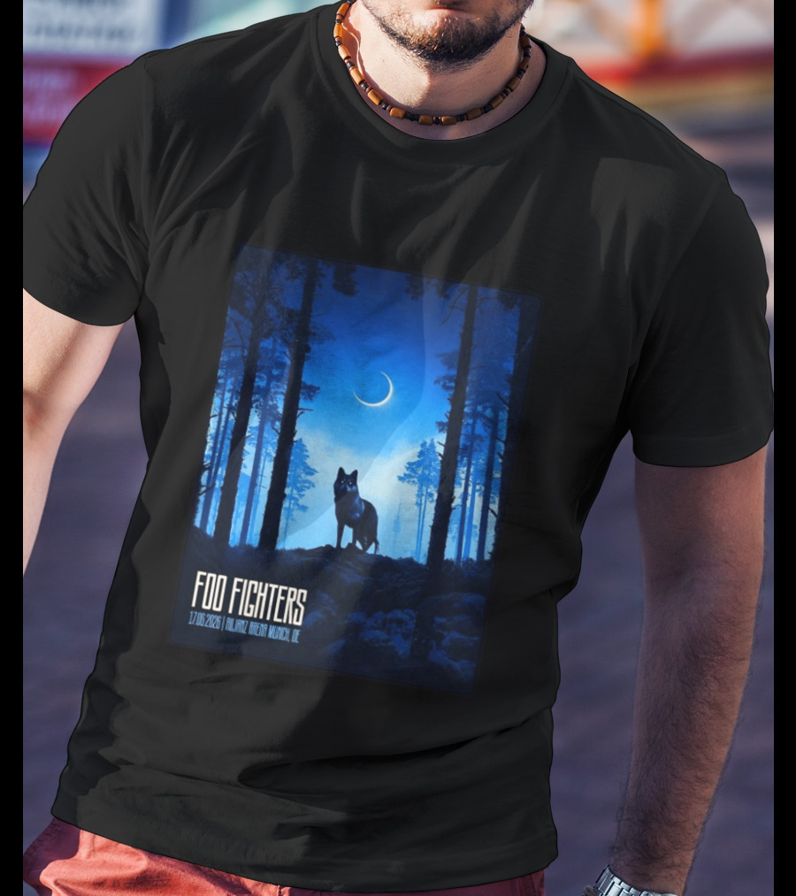 Foo Fighters 17 June 2026 Allianz Arena Munich Germany The Wolf T-Shirt