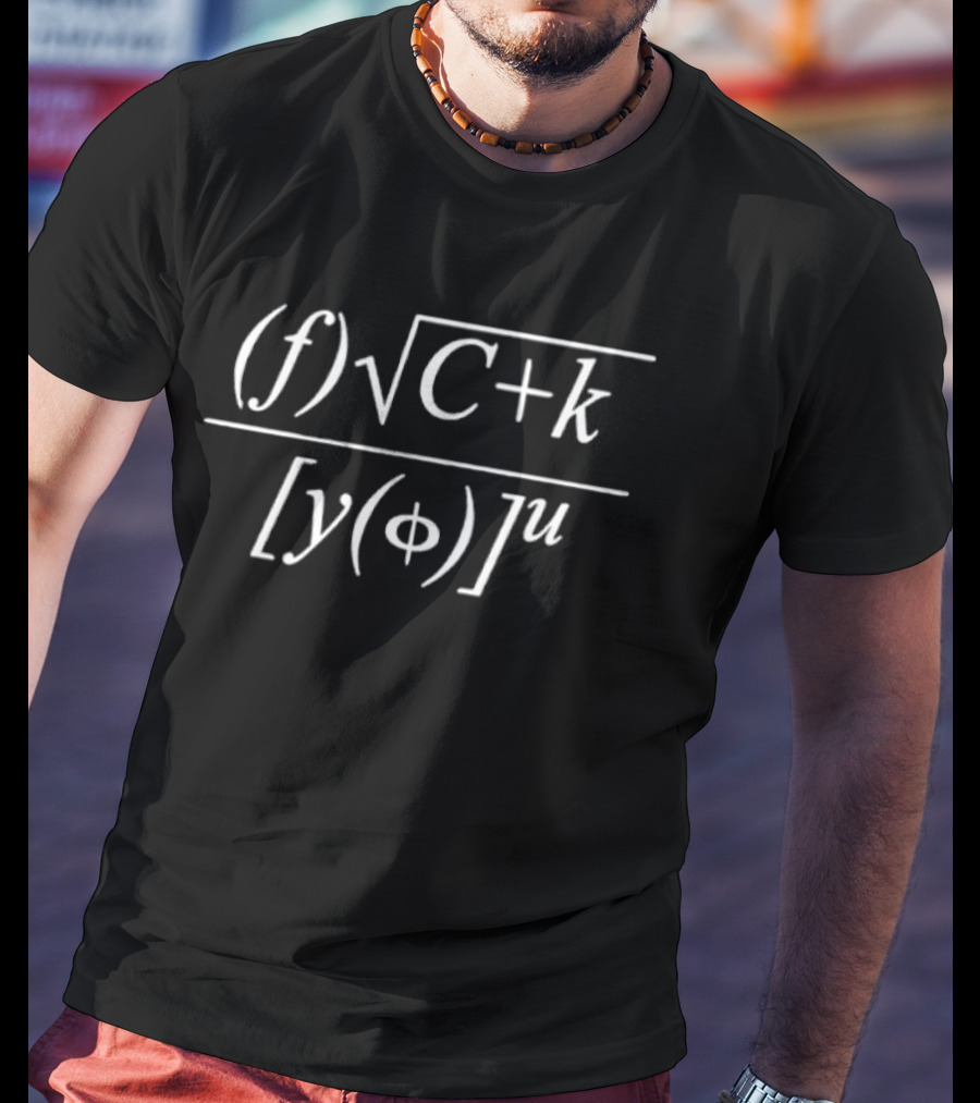 Fuck You Math Equation T-Shirt