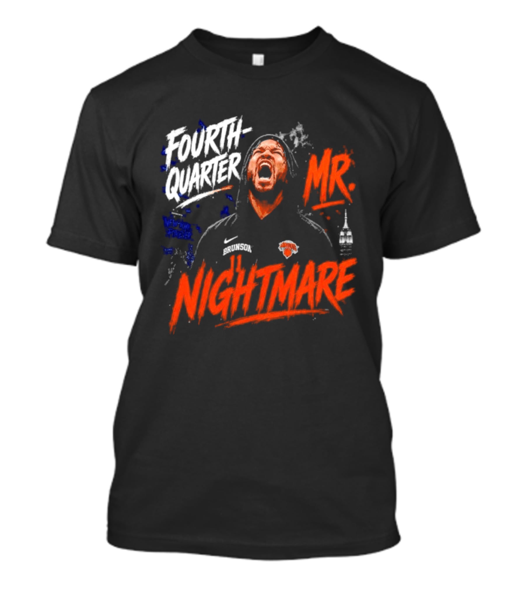 Fourth Quarter Mr. Nightmare New York Knicks T-Shirt